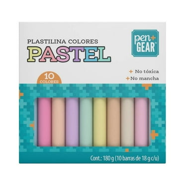 Plastilina Churro Con 10 Colorcitos Pastel - Mariposa