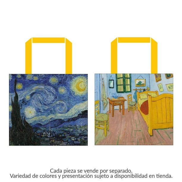Bolsa reutilizable Great Value laminada Van Gogh 20 kg varios modelos 1 pza