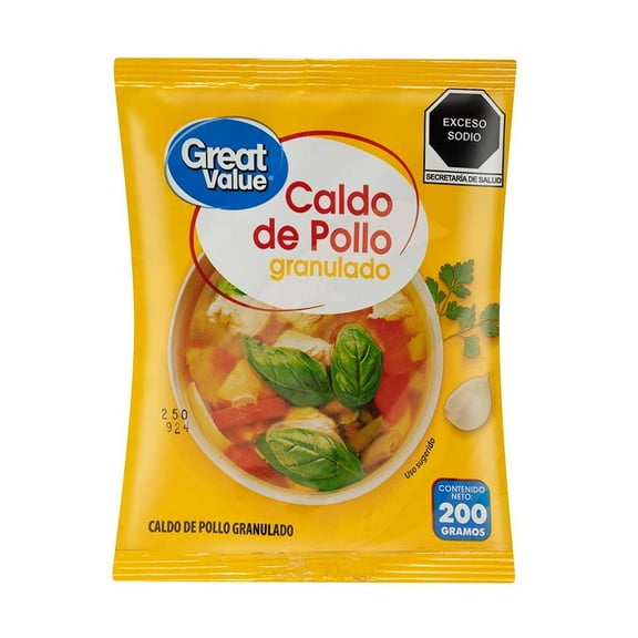 Caldo de pollo Great Value granulado 200 g