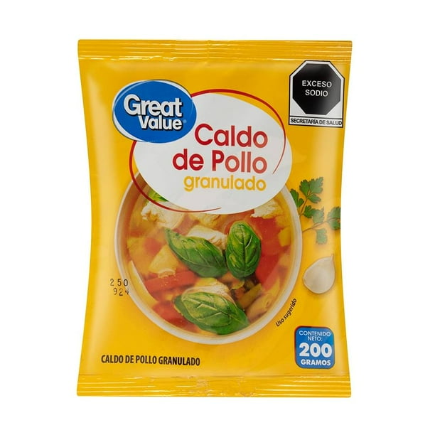 Caldo de pollo Great Value granulado 200 g