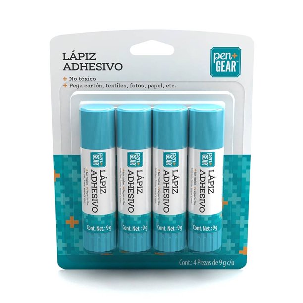 Lápiz Adhesivo Pen+Gear 4 Pzas de 9 g c/u