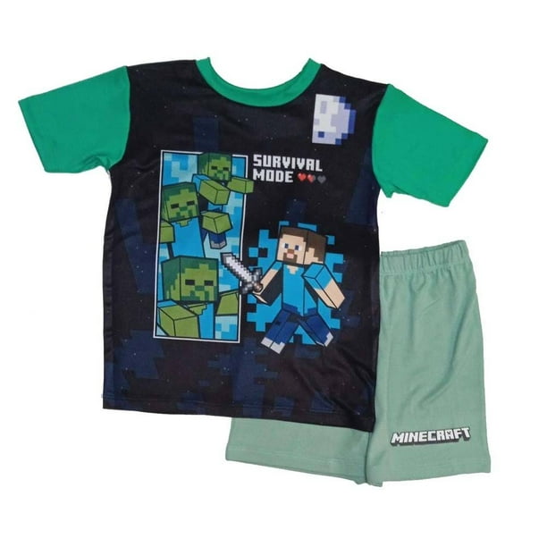 Pijama termica, 10-12 (10 a 12 años), Minecraft, para niño