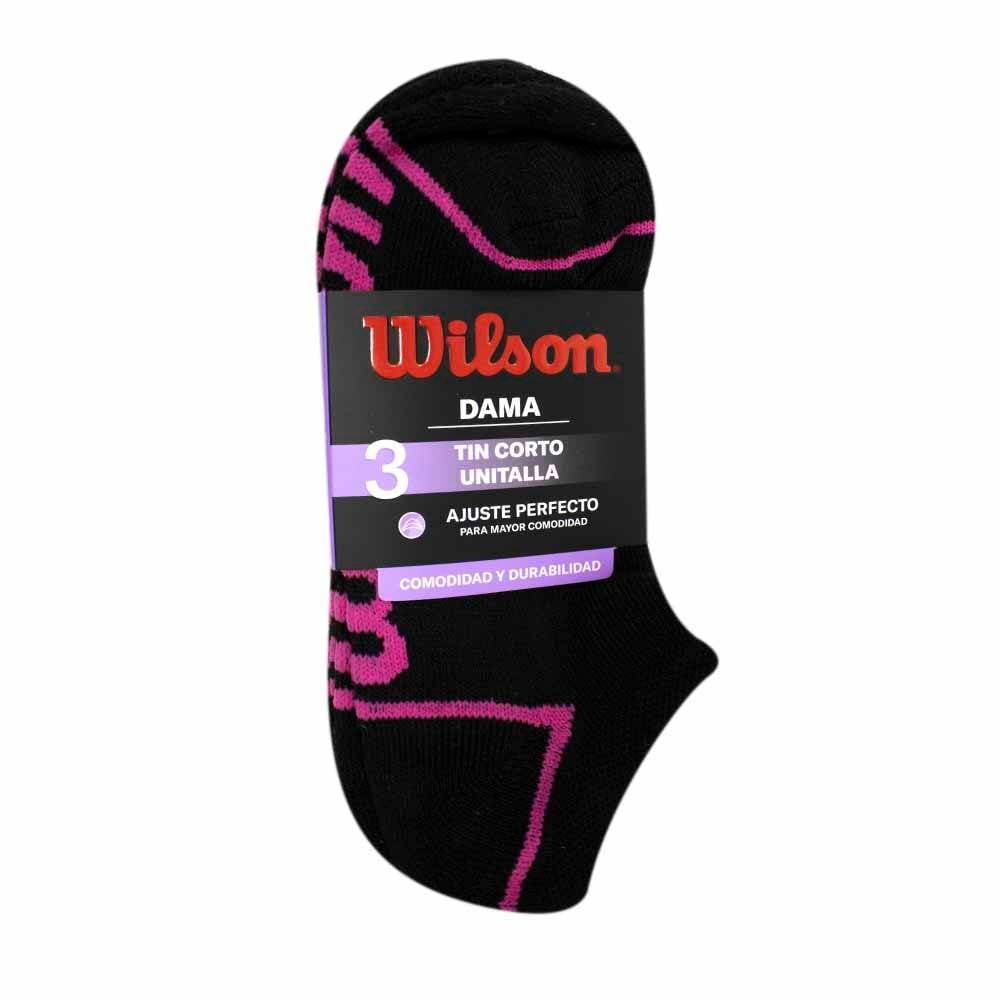 Pack 3 Pares de Calcetines Wilson No Show Mujer Blanco WILSON