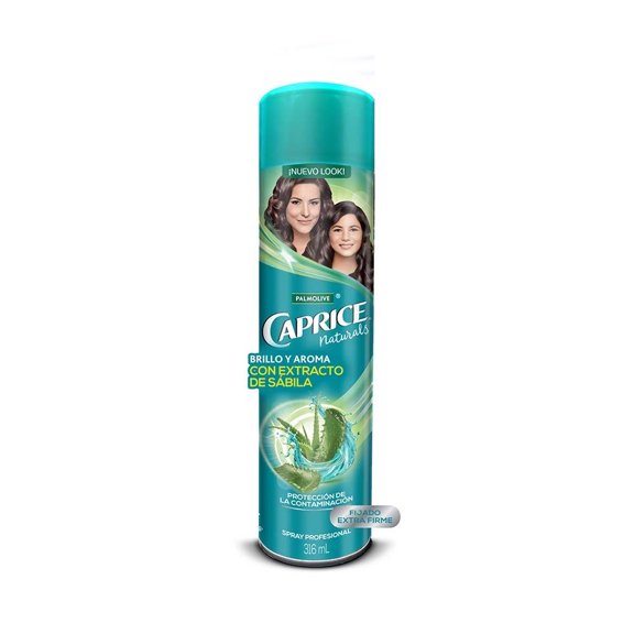 Spray para cabello Caprice Palmolive naturals con extracto de sábila 316 ml