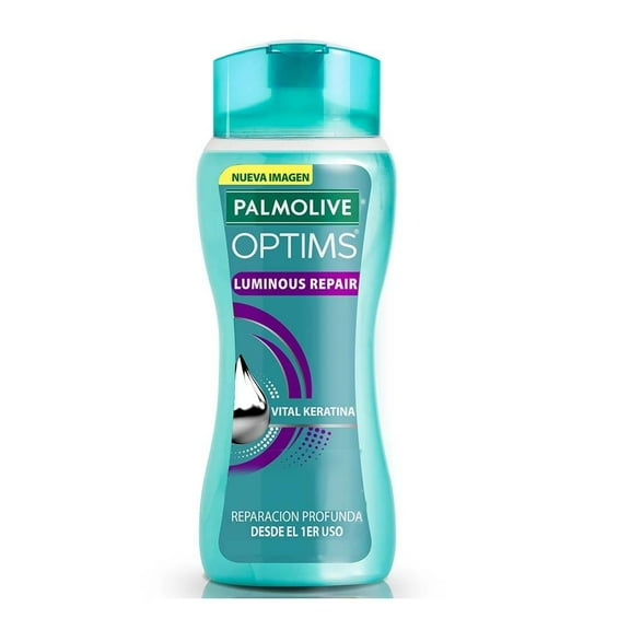 Shampoo Palmolive Optims 2 en 1 luminous repair 700 ml