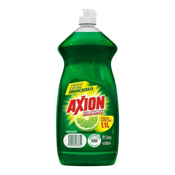 Lavatrastes líquido Axion Limón Poderosa Espuma 1.1L