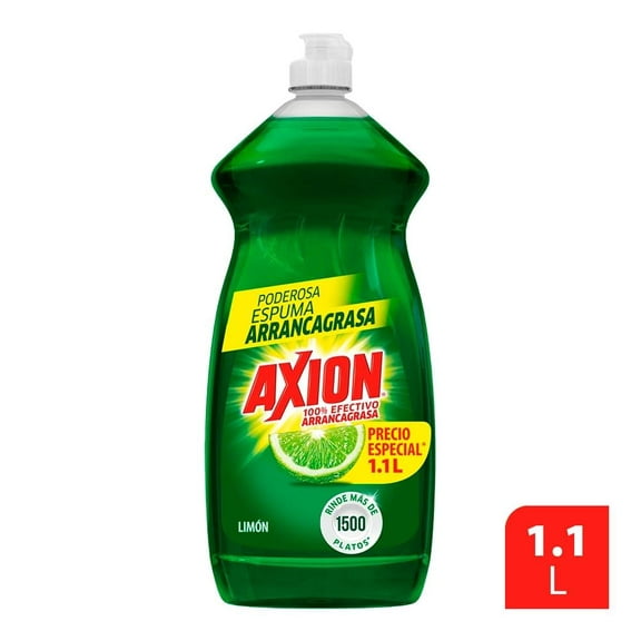Lavatrastes líquido Axion limón 1.1 l
