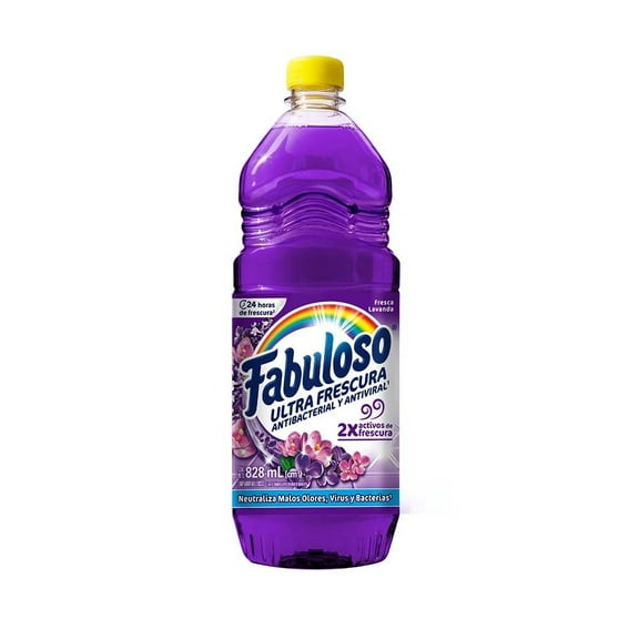 Limpiador Líquido Multiusos Fabuloso Ultra Frescura Antibacterial Lavanda 828 ml