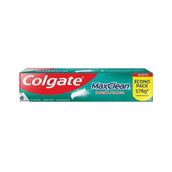 Pasta Dental Colgate Max Clean Dientes Más Fuertes y Protegidos Con Flúor 140 ml