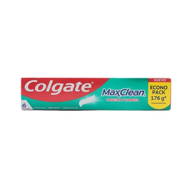 Pasta Dental Colgate Max Clean Dientes Más Fuertes y Protegidos Con Flúor 140 ml