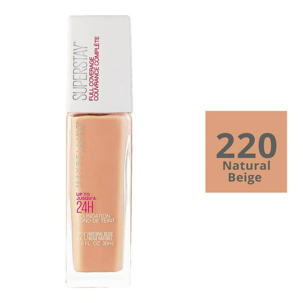 Base de maquillaje Maybelline Super Stay 24h full coverage 220