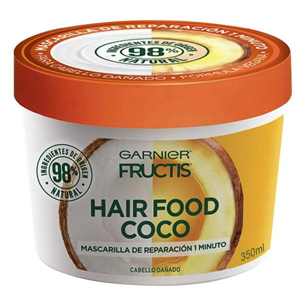 Mascarilla cabello Garnier Fructis hair food coco cabello dañado 350 | Walmart