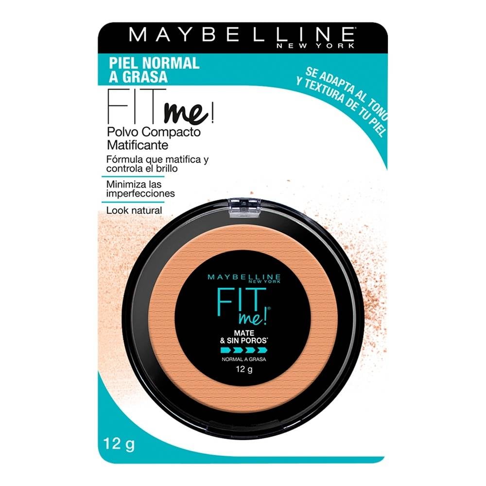 Maybelline Base de maquillaje matificante Fit Me Matte, tono 310 Sun Beige,  110g : : Belleza