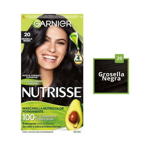 Tinte para cabello Garnier Nutrisse 20 grosella negra