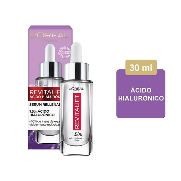 Sérum rellenador L'Oréal Revitalift ácido hialurónico 30 ml