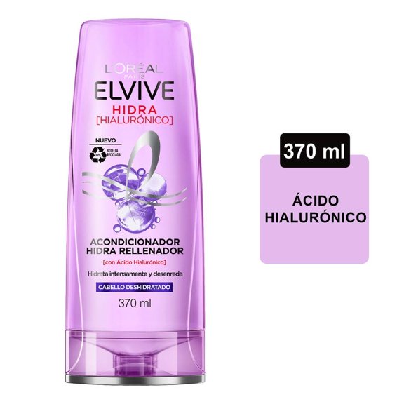 Acondicionador L'Oréal Elvive hidra hialurónico cabello deshidratado 370 ml