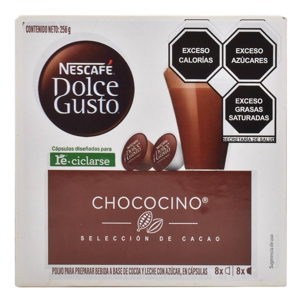 Cápsulas de chocolate Nescafé Dolce Gusto chococino 16 pzas