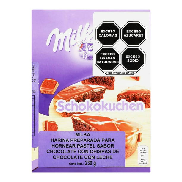 Harina para pastel Milka chocolate 230 g | Walmart