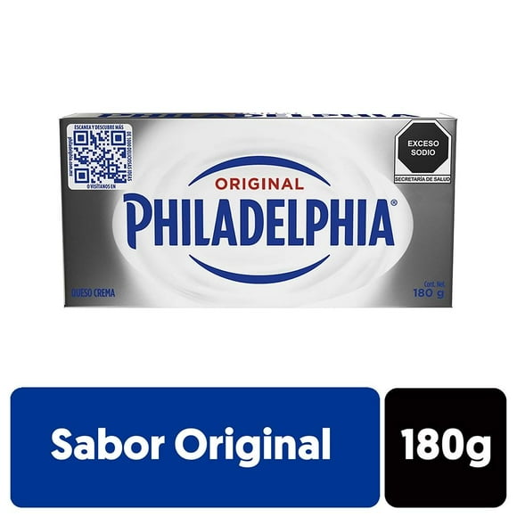 Queso crema Philadelphia original 180 g