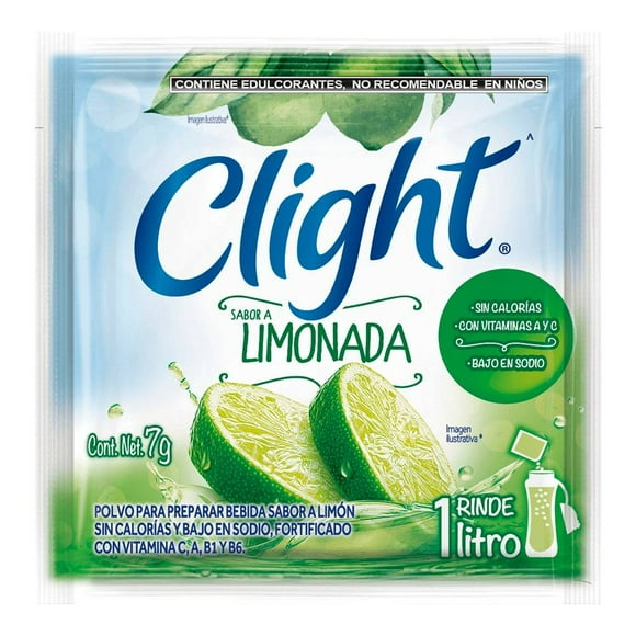 Polvo para preparar bebida Clight sabor a limonada 7 g