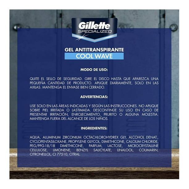 Comprar Antitranspirante Gillette Specialized Cool Wave Gel 82 g