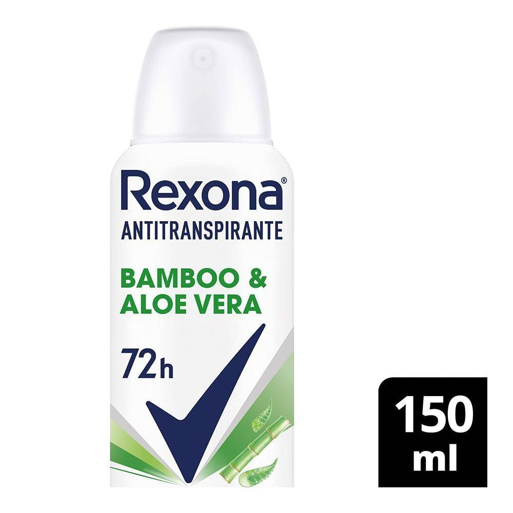 Desodorante Rexona Mujer Bambo Aerosol 150ml-90gr - Farmacias PuntoMX  Queretaro