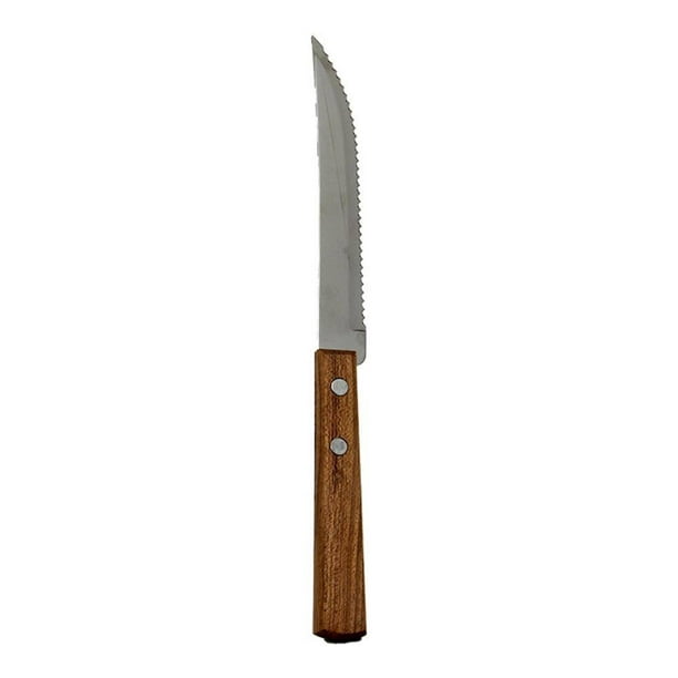 Cuchillo de sierra fina con mango de madera 0.85 euros
