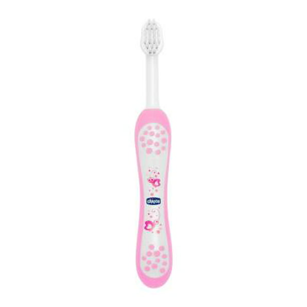 Chicco Set de Cepillo y pasta de dientes rosa para niños Chicco Rosa