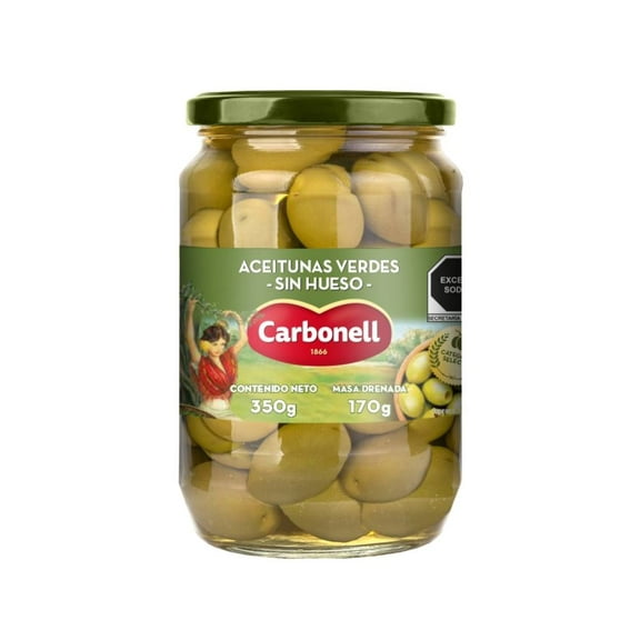 Aceitunas verdes Carbonell sin hueso 350 g