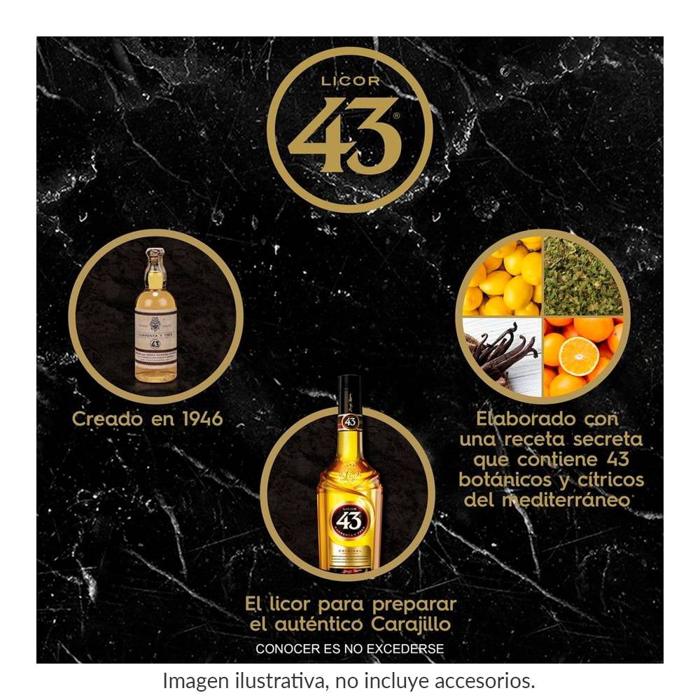 Licor 43 Citricos Y Extractos Vegetales 700 ml : : Alimentos y  Bebidas