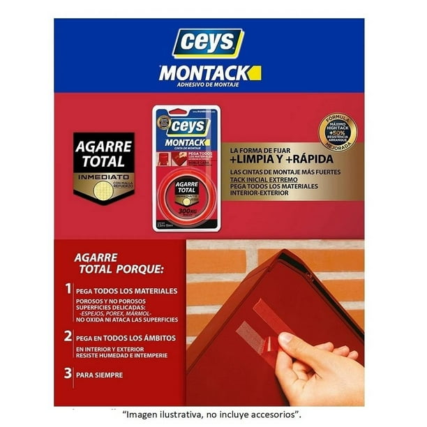 Cinta de montaje CEYS Montack Xpress 2,5m x 19mm