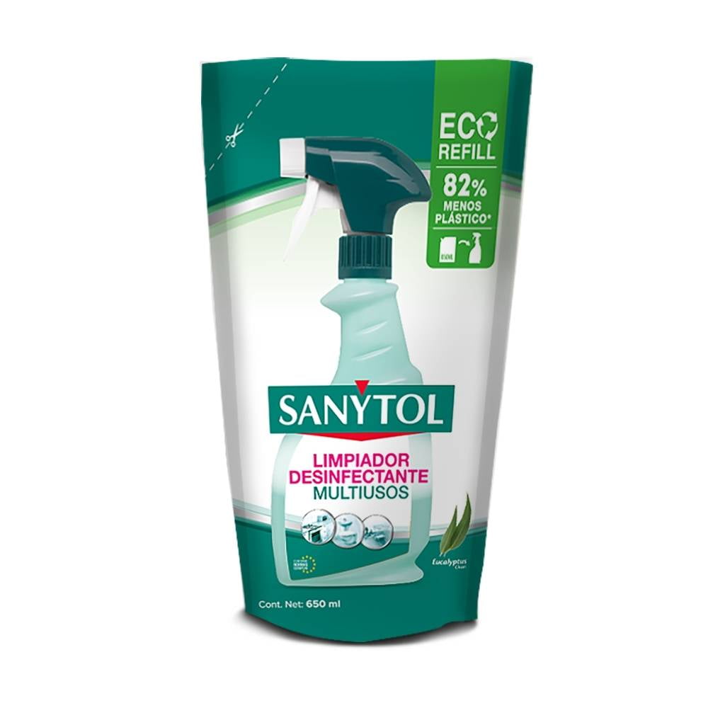 Desinfectante-limpiador 400ml Sanytol Spray Paquete 6 Pzas