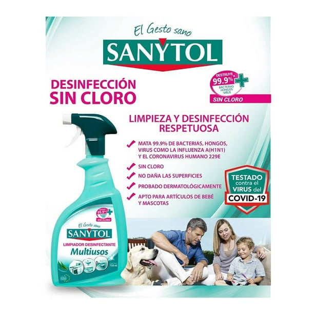 Limpiador multiusos Sanytol desinfectante de 750 ml