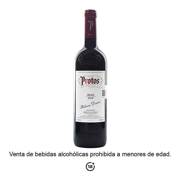 Vino tinto Ribera del Duero Protos roble 750 ml