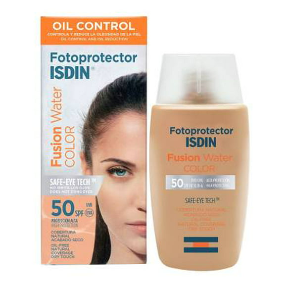 fotoprotector facial isdin fusion water fps 50 color medio 50 ml