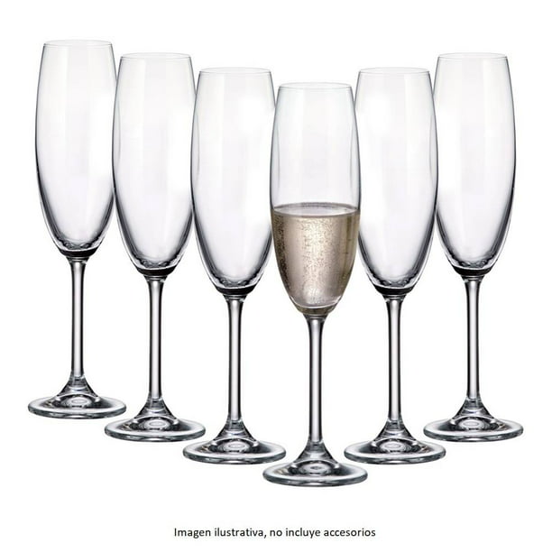Copa de Cristal para Champagne  Almacenes Boyacá .:variedad y