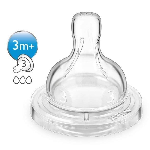 Set Avent Philips biberón 9 oz + tetina anticólicos flujo medio 3 m rosa