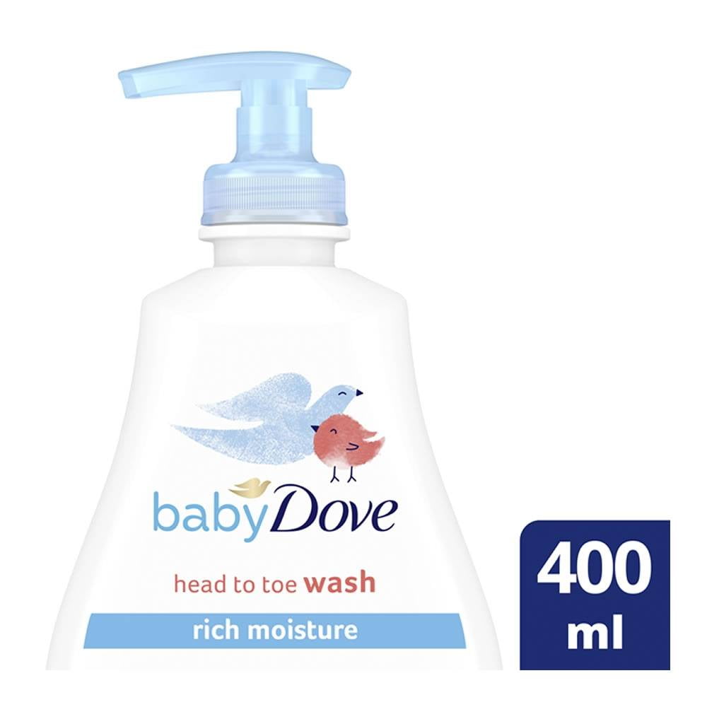 Jabón líquido corporal  Baby Dove rich moisture piel sensible 400 ml