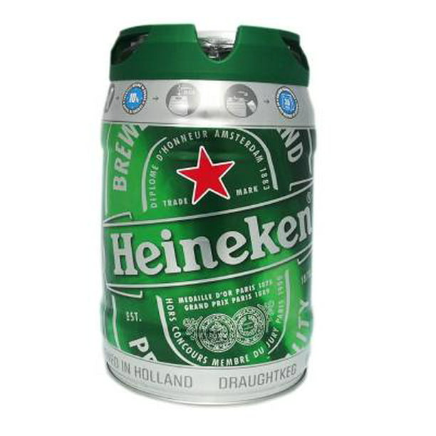 Soleado Deformar Asia Cerveza clara Heineken barril 5 l | Walmart