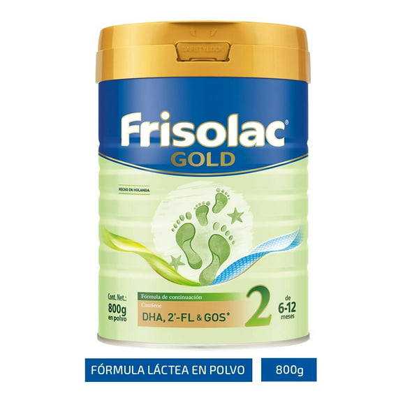fórmula de continuación frisolac gold 2 en polvo de 6 a 12 meses 800 g