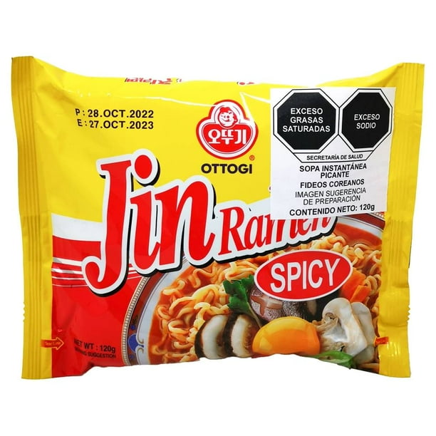 Sopa instantánea Ottogi Jin Ramen picante 120 g