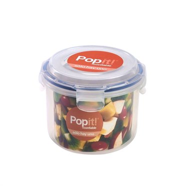 Contenedor de Vidrio para Alimentos Popit! Hermético 400 ml