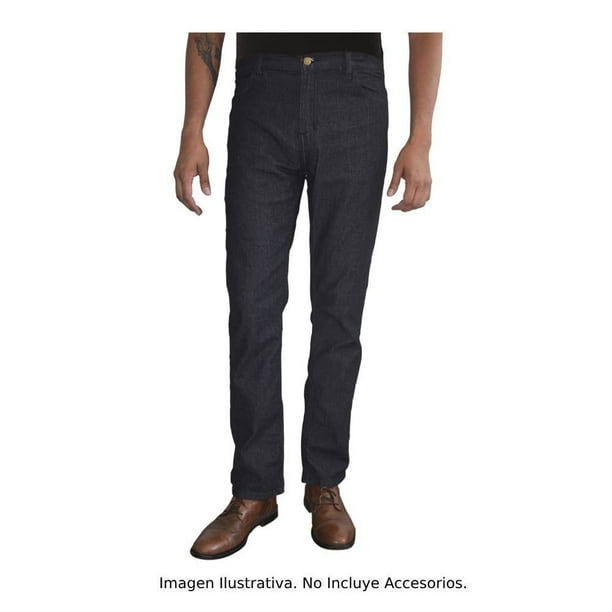 Jeans Simply Basic para Hombre, Corte Skinny Fit Negro Talla 32