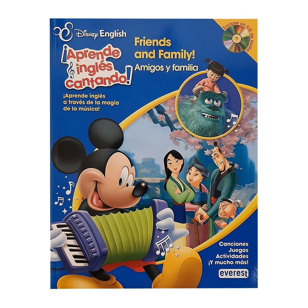 Aprende Ingles Cantando!. Friends And Family = Amigos Y Familia UML Walt  Disney | Walmart