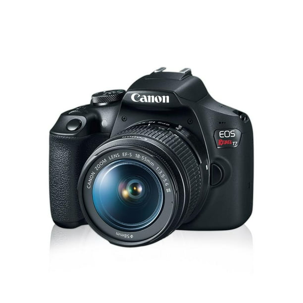 Cámara Fotográfica Canon Rebel T7 más Lente EF-S18-55mm línea