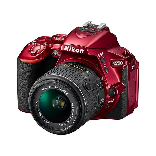 Camara Réflex Nikon D5500 con 18-55mm VR II Roja
