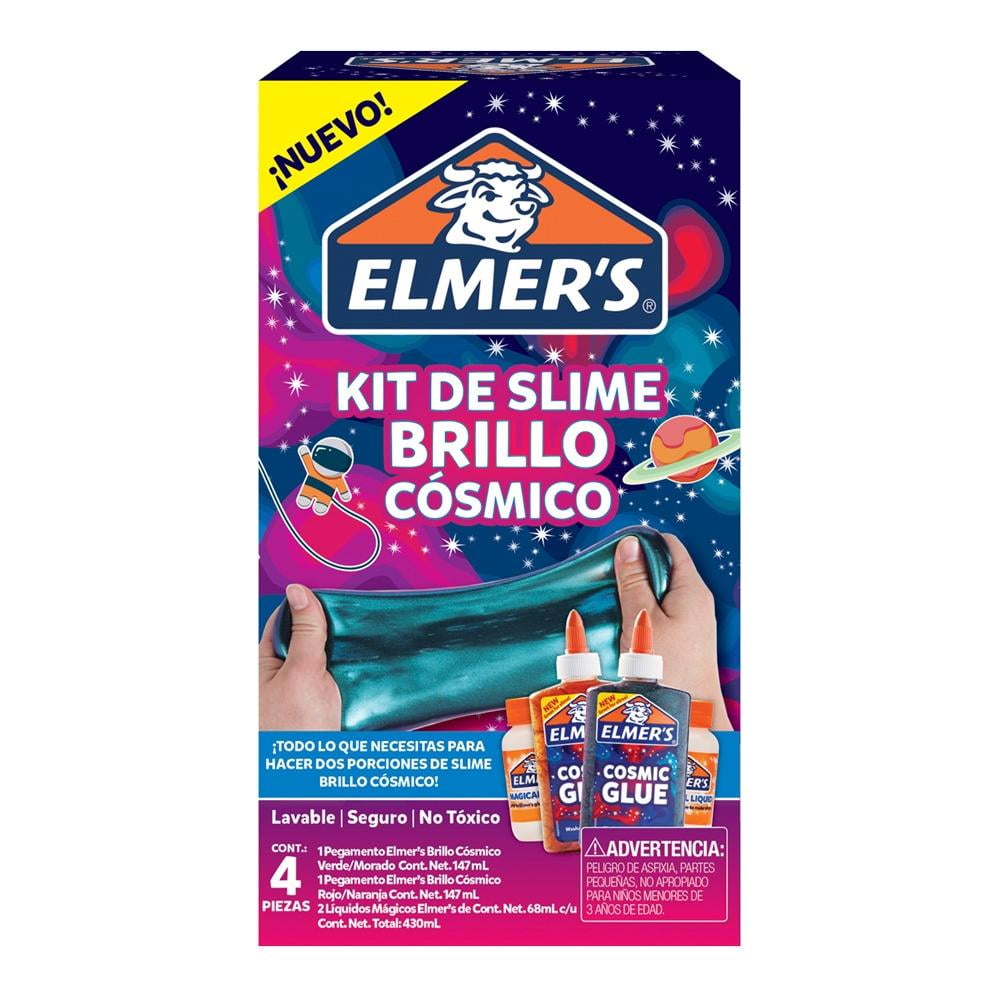 GirlZone Egg Surprise Galaxy Slime Kit para niñas, 41 piezas para