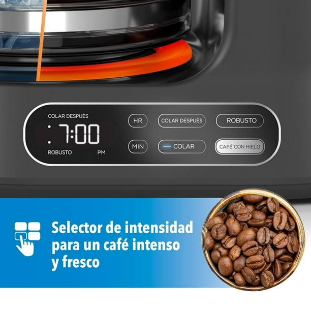 Cafetera Programable Power XL 12 Tz, Negro, CAFETERA