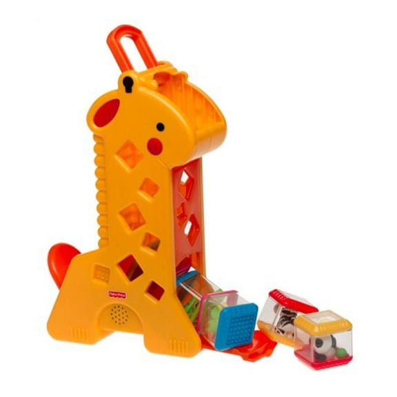 Juguete para Bebés Fisher Price Mattel Peek-A-Blocks Jirafa