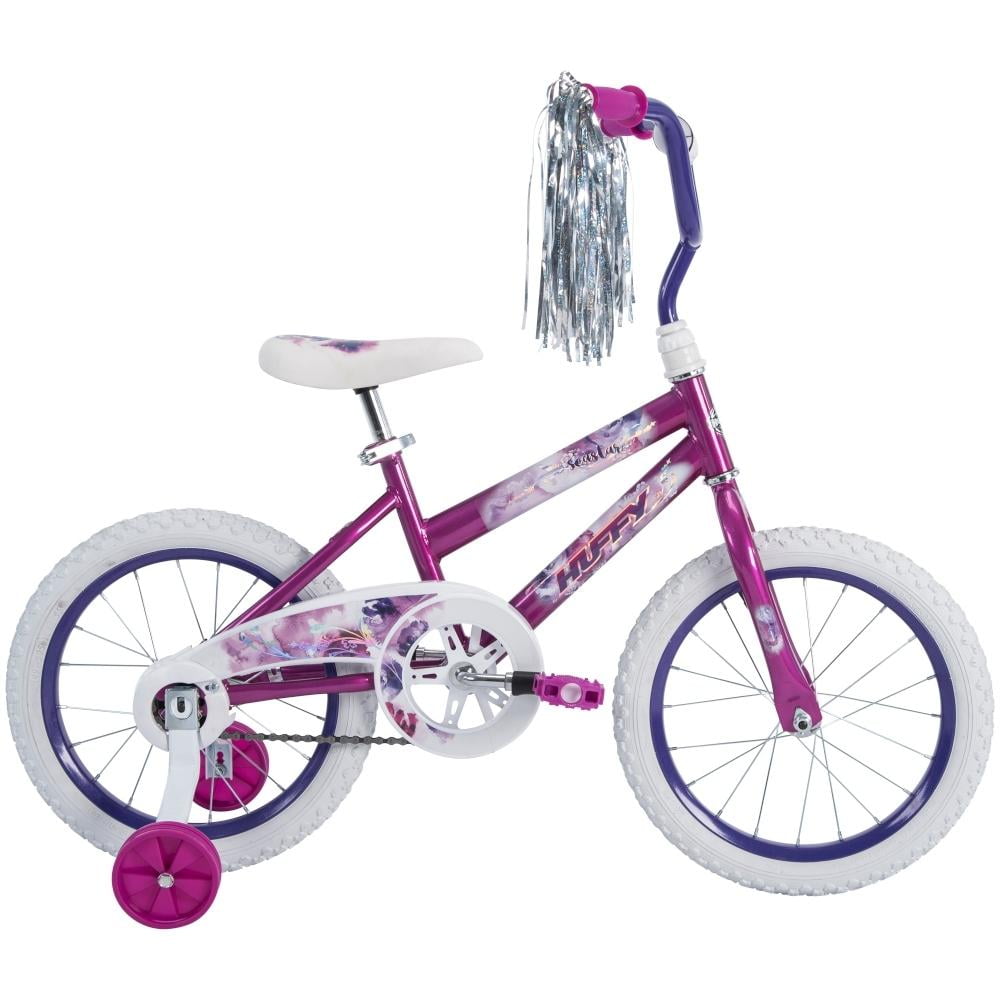 físico Rechazado capa Bicicleta Infantil Huffy Sea Star Rodada 16 Morado | Walmart
